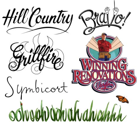 Lettering and Logos